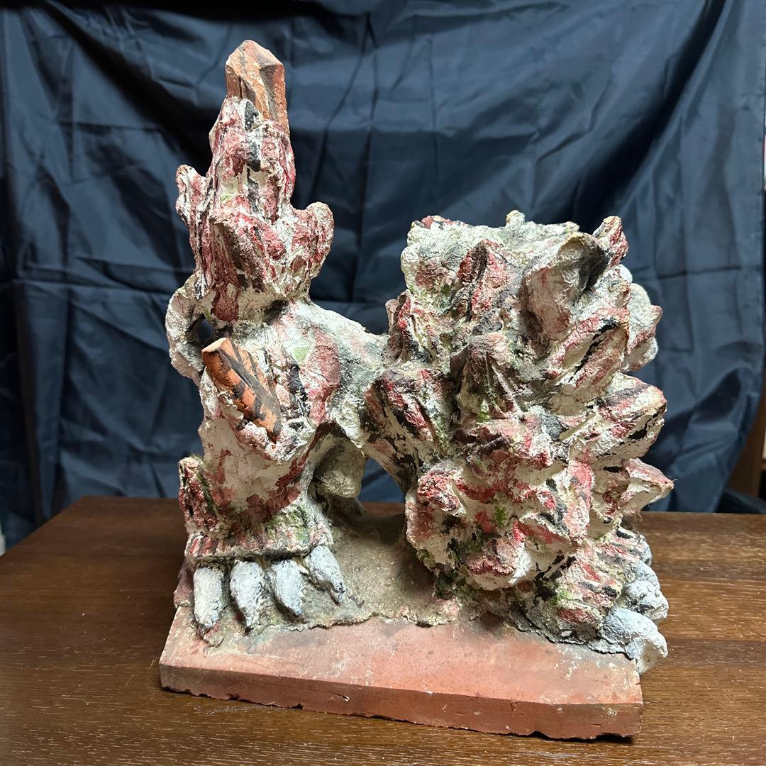 陶器製 沖縄シーサー　宮城光男