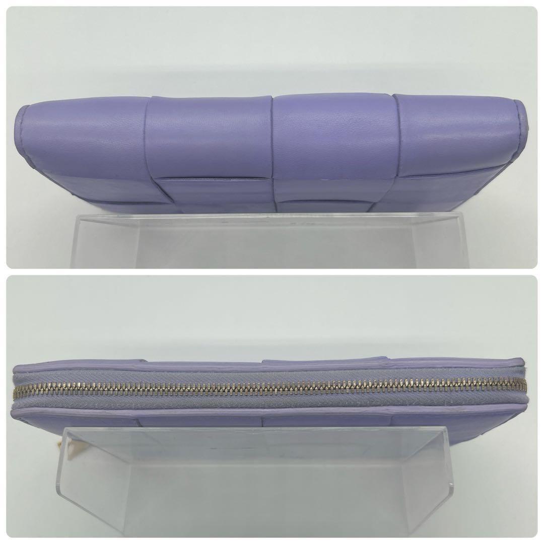 希少 現行 極美品✨ボッテガヴェネタカセットラウンドジップ長財布 マキシ