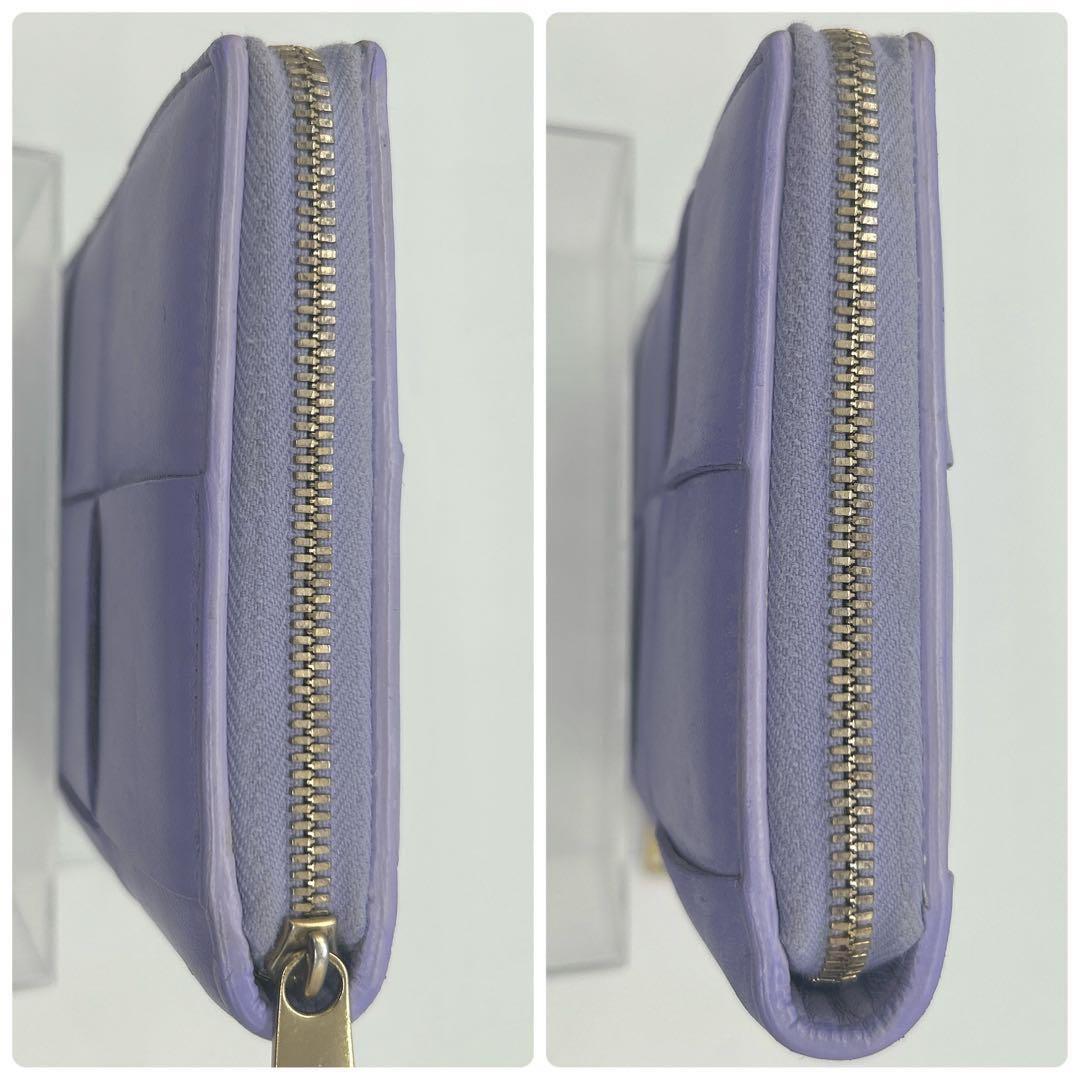 希少 現行 極美品✨ボッテガヴェネタカセットラウンドジップ長財布 マキシ