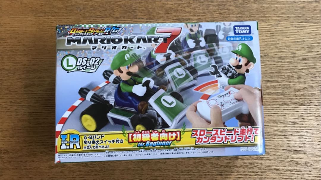 新品未開封　ドリフトスペックアールシー DS-01 マリオカート7 ルイージ