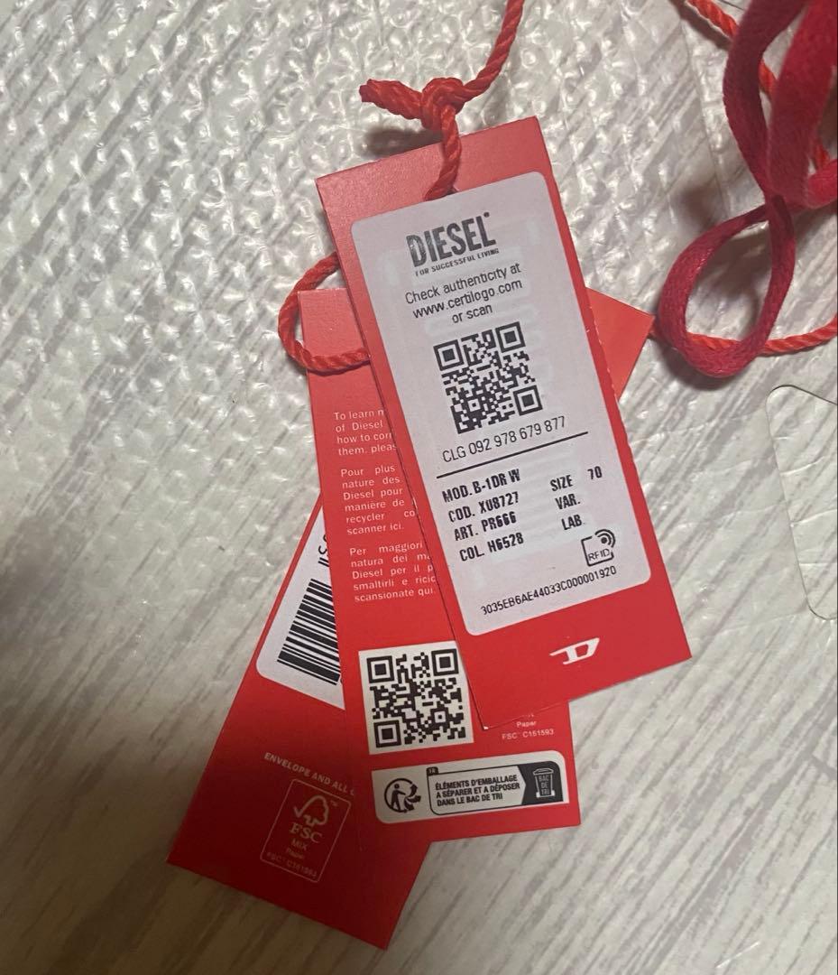 DIESEL ブラック ベルト 70/28 X08727 PR666 H6528