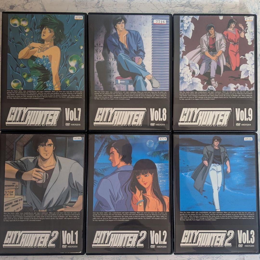 DVD　シティーハンター　1期~4期、劇場版　全28巻　不織布ケース