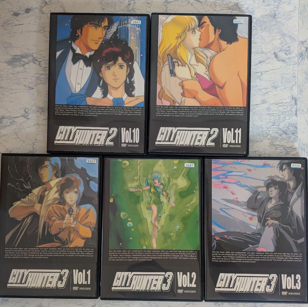 DVD　シティーハンター　1期~4期、劇場版　全28巻　不織布ケース