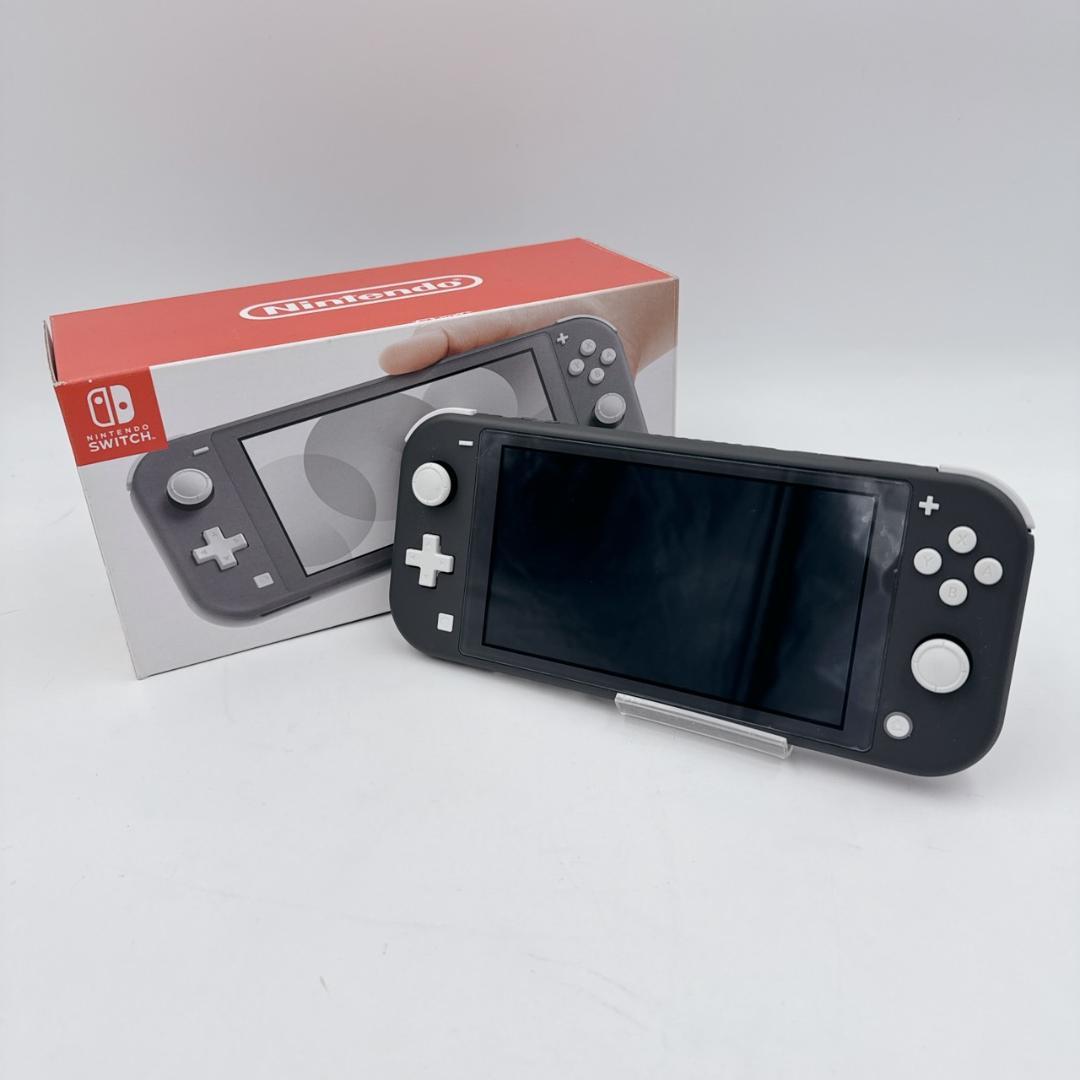 【美品】 Nintendo Switch Lite Gray 箱 充電器 付き