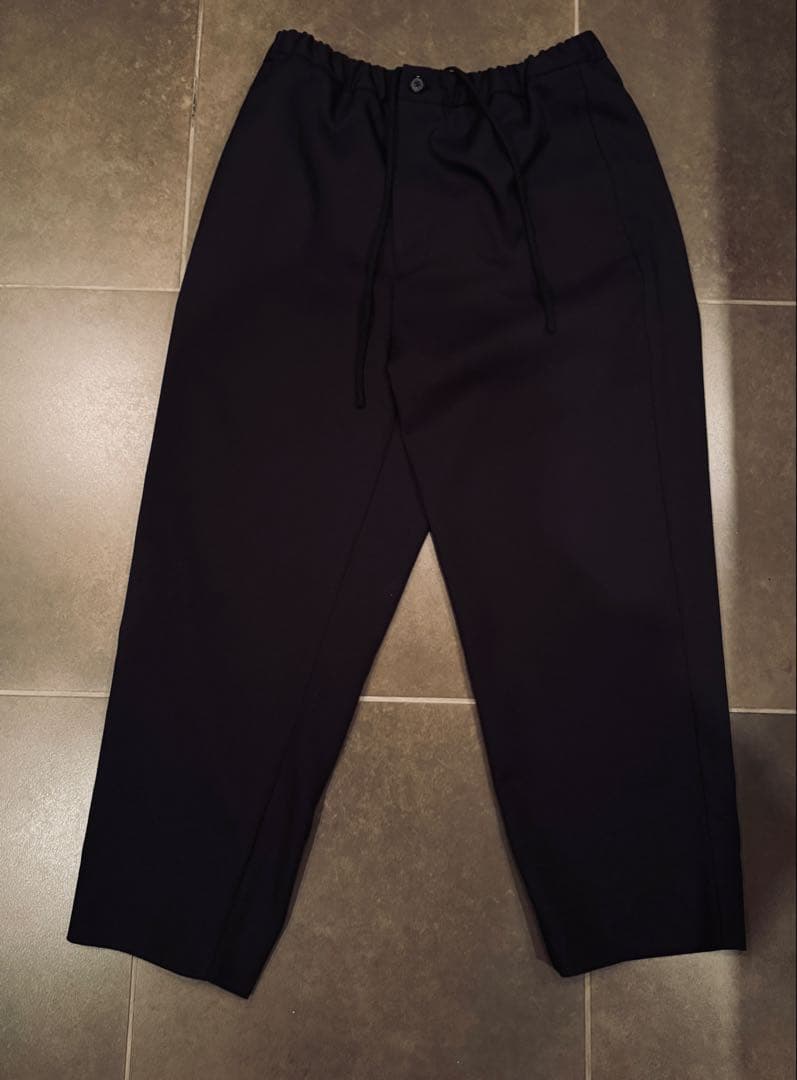 パンツ everyone polyester twill easy slacks L