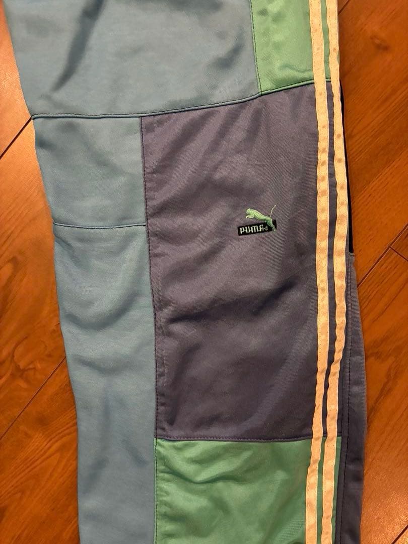 古着　リメイク　ジャージ　パンツ　プーマPUMA ヴィンテージ