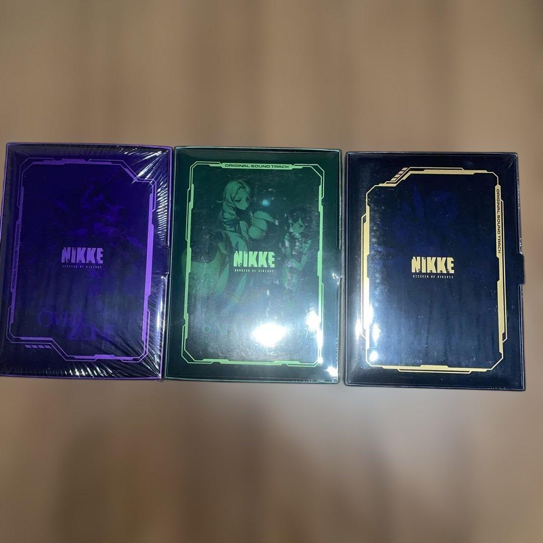 【新品未開封品】　勝利の女神NIKKE OST3種セット　特典付き