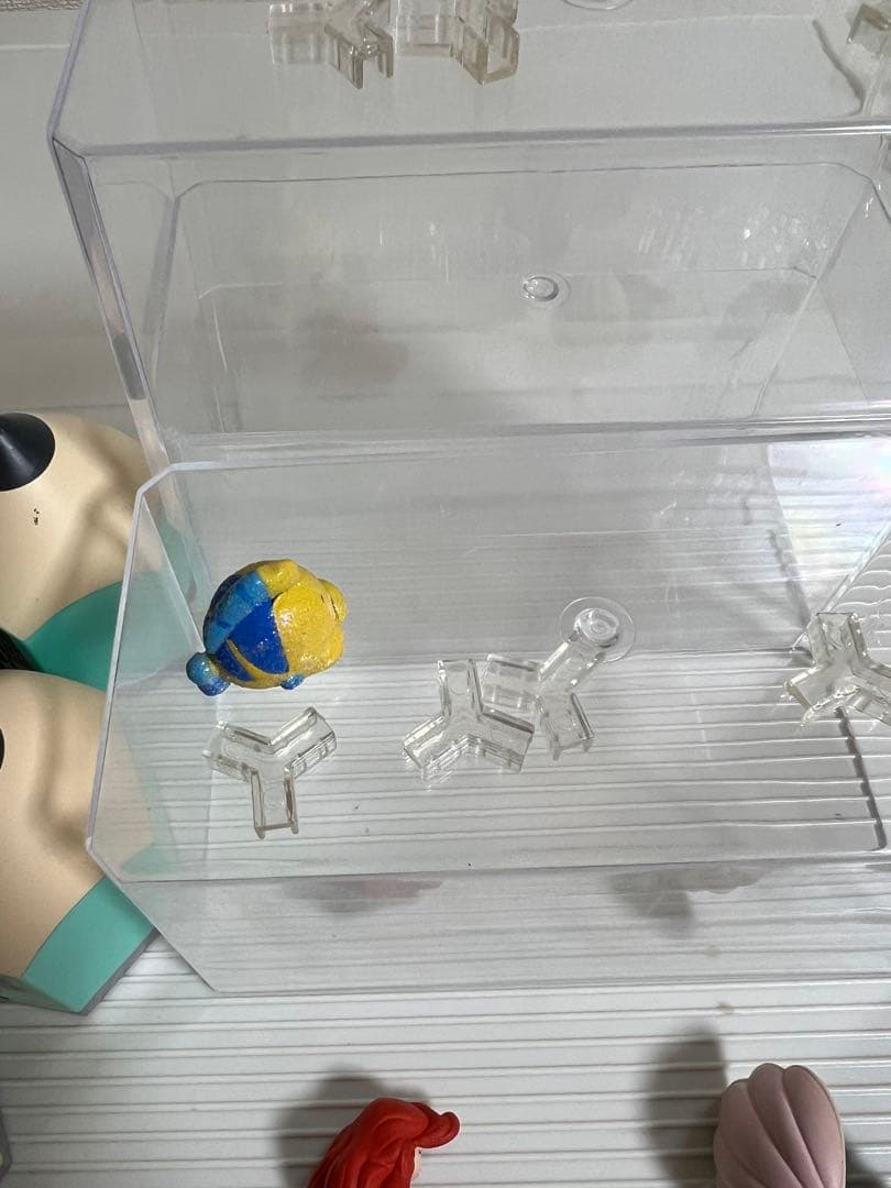 ディズニー、アニメータードール（ミニ）リトルズ、アリエル、アナ雪ベッドフィギュア