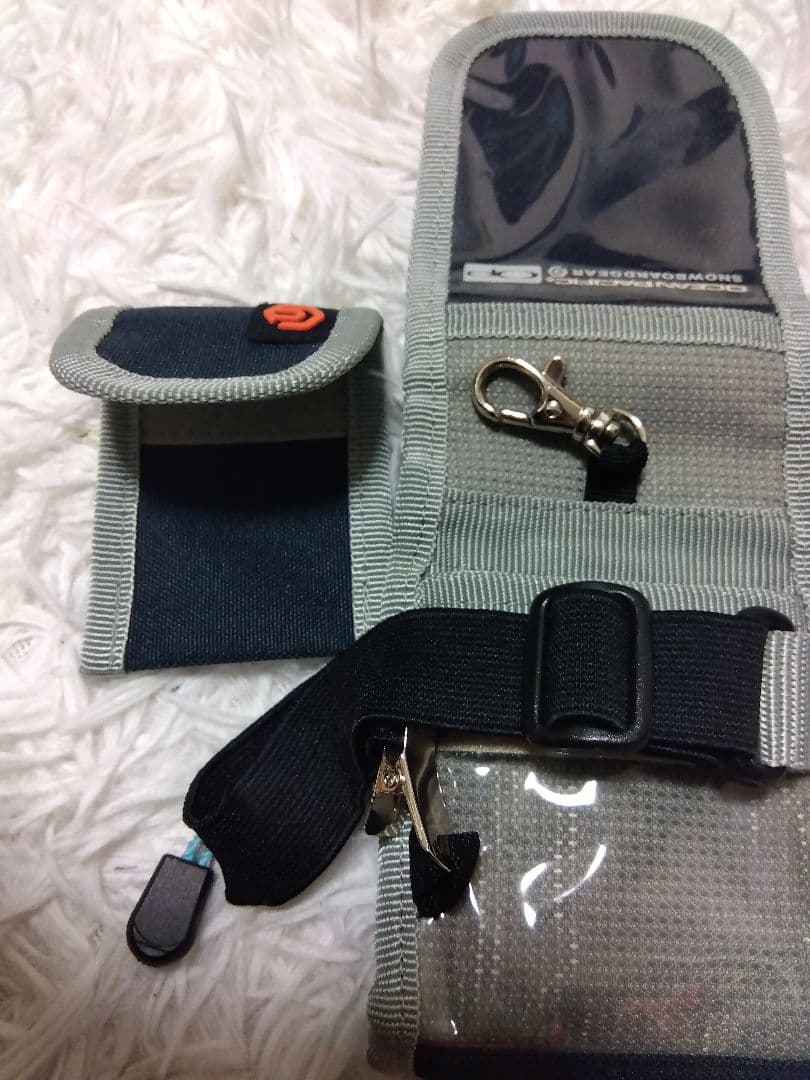 OP スノーボードウェア リフト券ホルダー M ブラック 黒