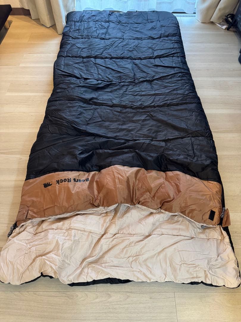 [ぽよぽよ]Bears Rock ねぶくろん 寝袋 アウトドア　来客用布団