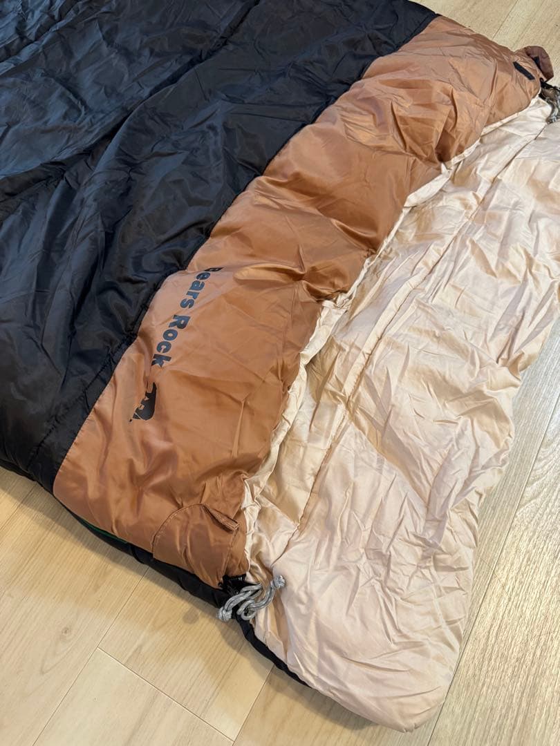 [ぽよぽよ]Bears Rock ねぶくろん 寝袋 アウトドア　来客用布団