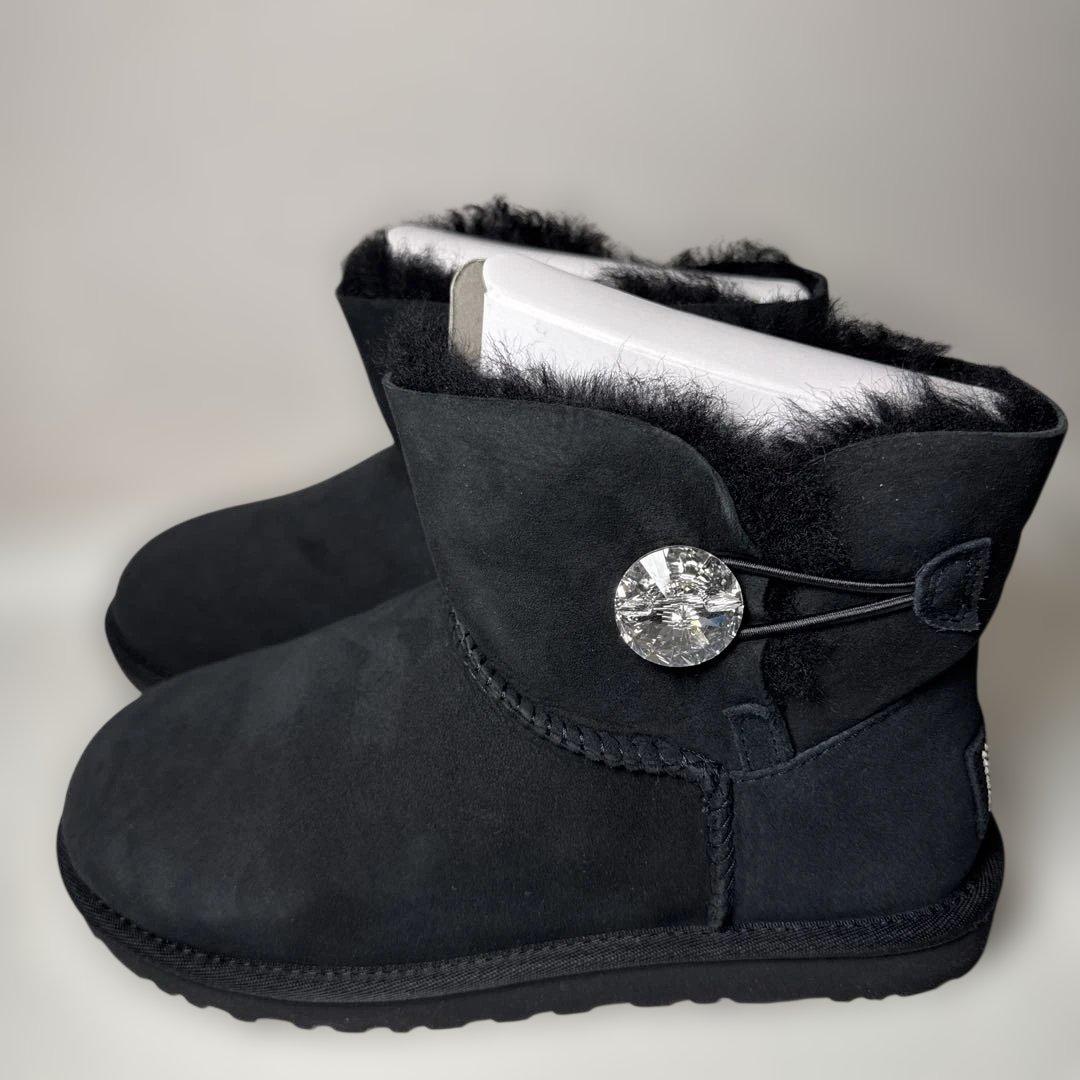 UGG✨ブーツ　MINI BAILEY BUTTON BLING 23㎝スワロ