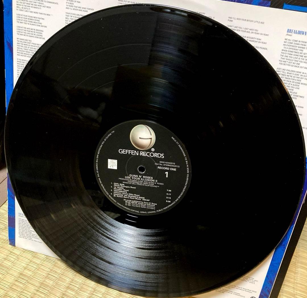 GunsN'Roses Use Your Illusion II ガンズ LP