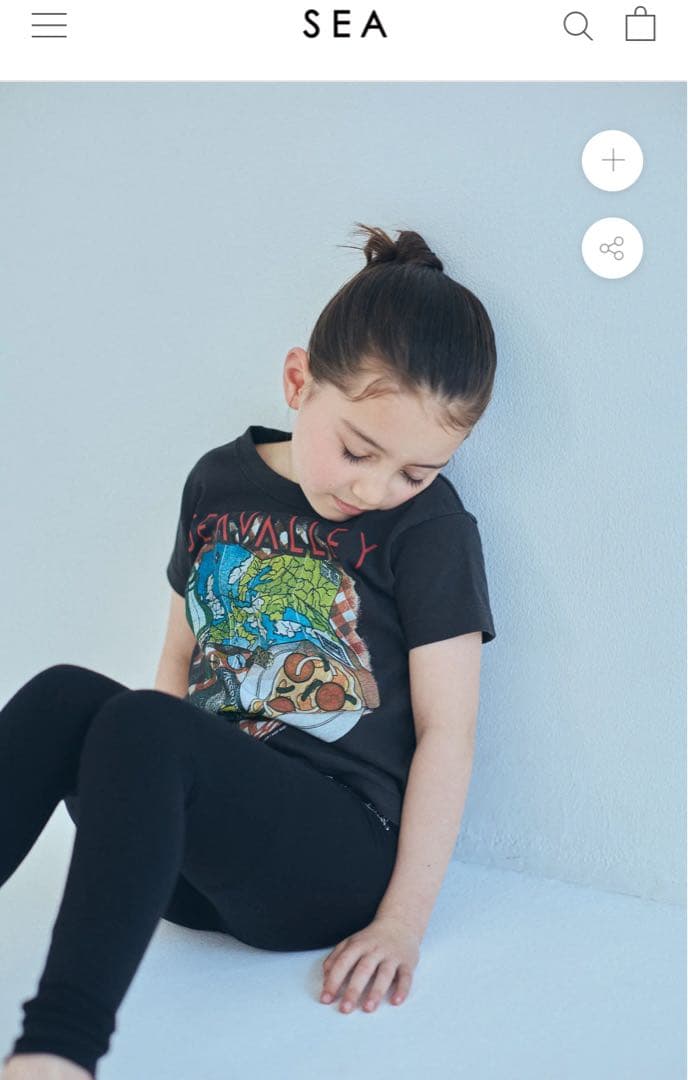 新品未使用/ SEA CHIBI GRAPHIC TEE size2 kids