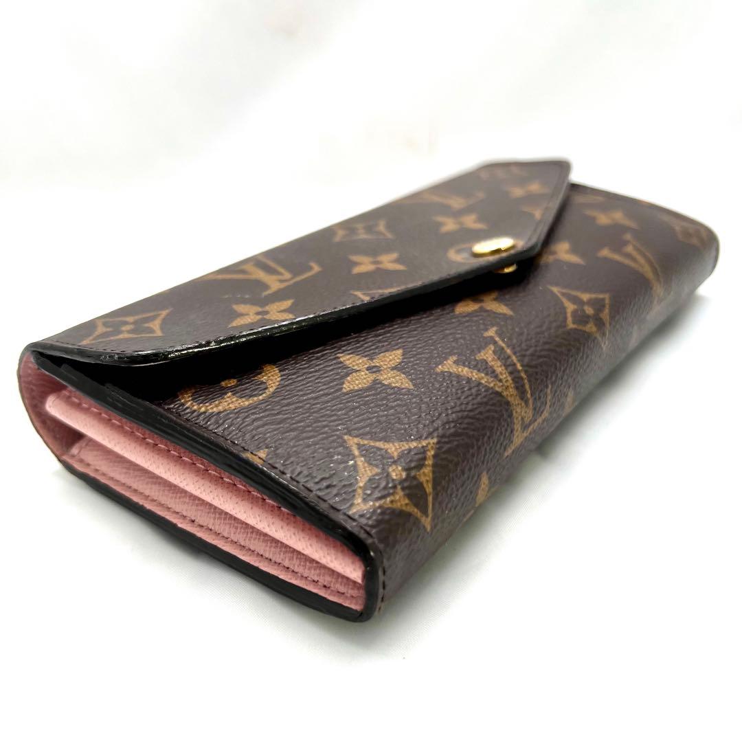 ルイヴィトン モノグラム 新型ポルトフォイユサラ ローズバレリーヌM62235