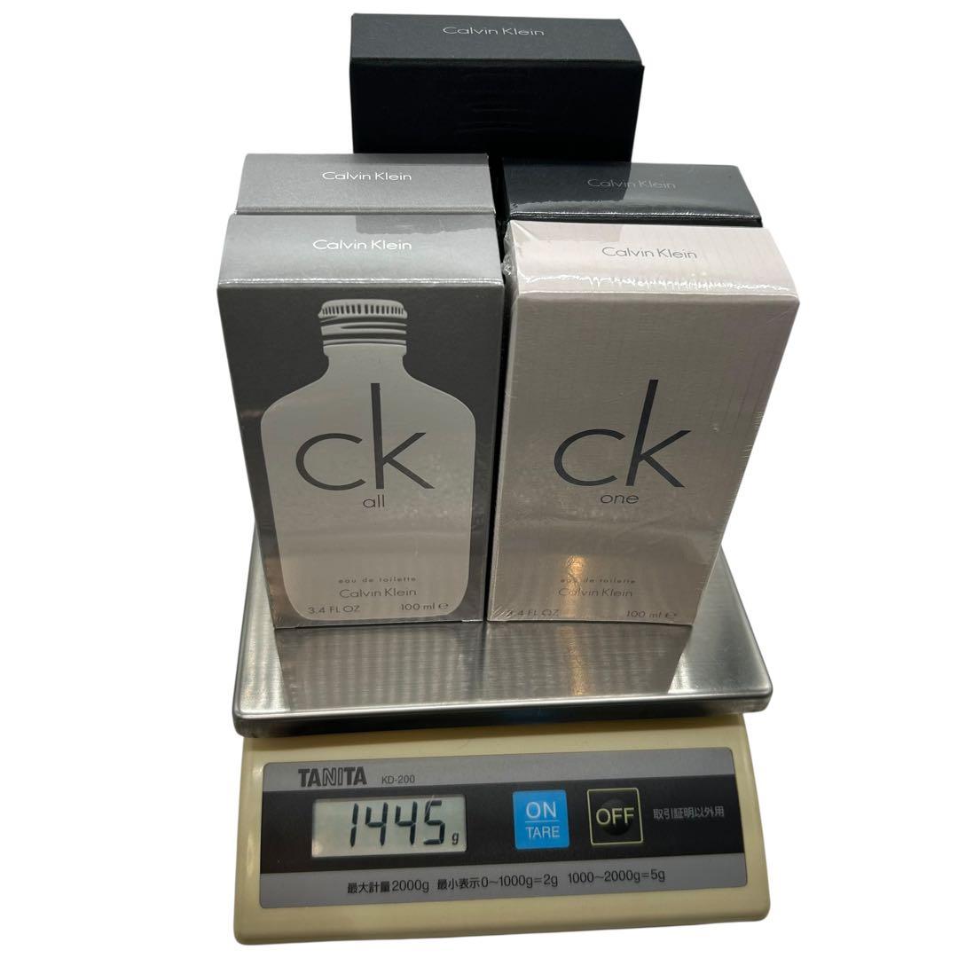 未開封 カルバンクライン オードトワレ 100ml 3本セット 中古2本おまけ付