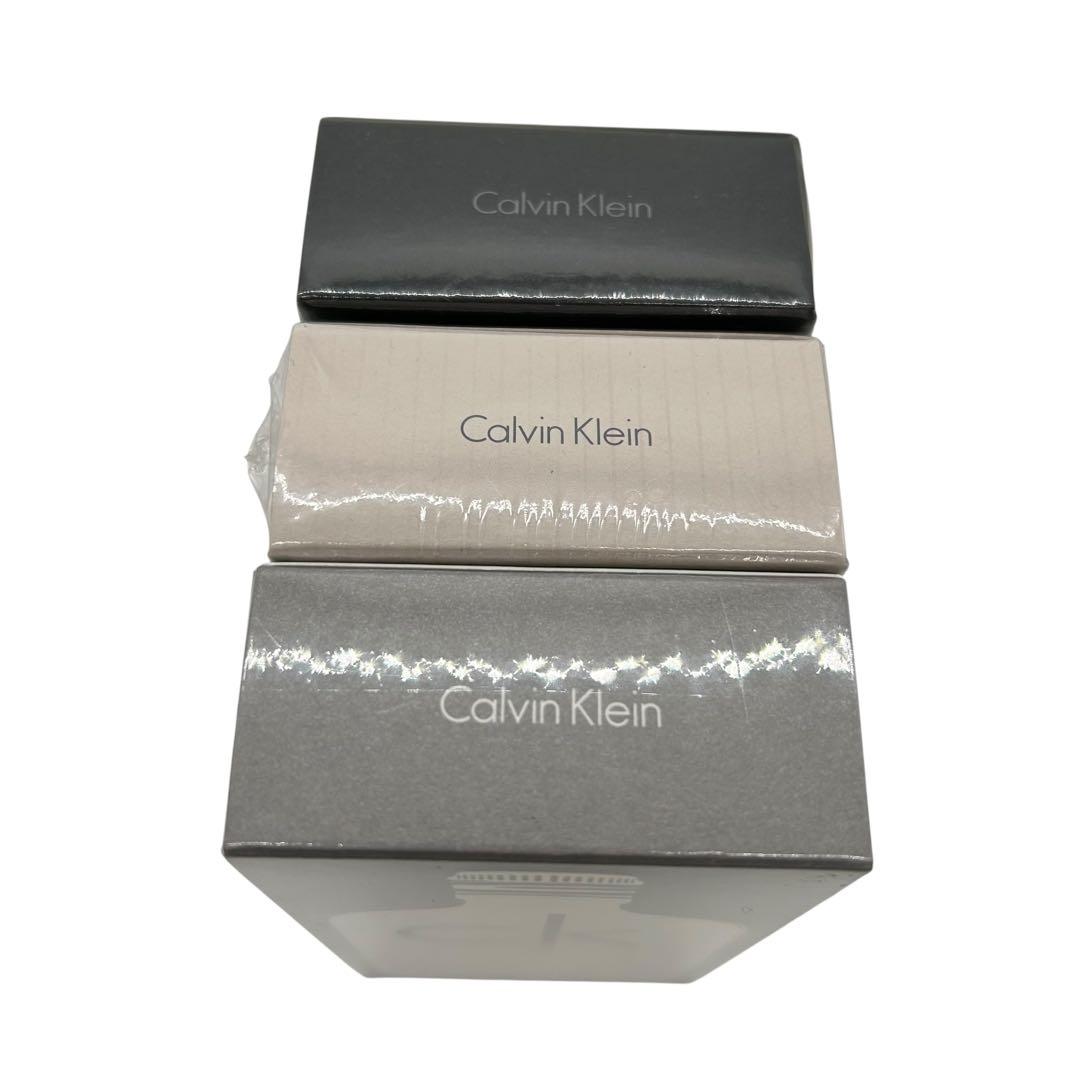 未開封 カルバンクライン オードトワレ 100ml 3本セット 中古2本おまけ付