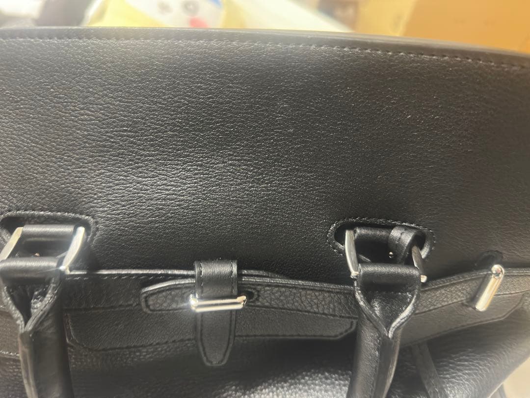 ペッレモルビダ PELLE MORBIDAMB026A-フラップボストンバッグ黒