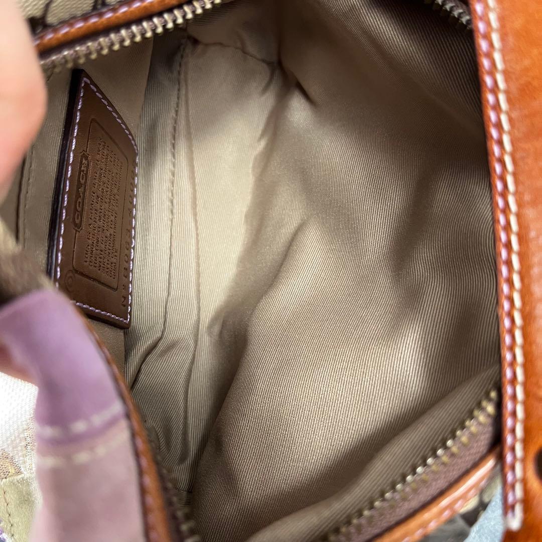 Coach コーチ アクセサリーポーチ バニティ パッチワーク