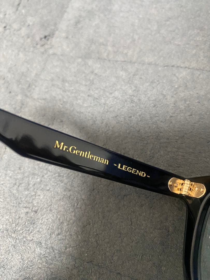Mr.Gentleman 黒縁メガネ 度なし 伊達メガネ