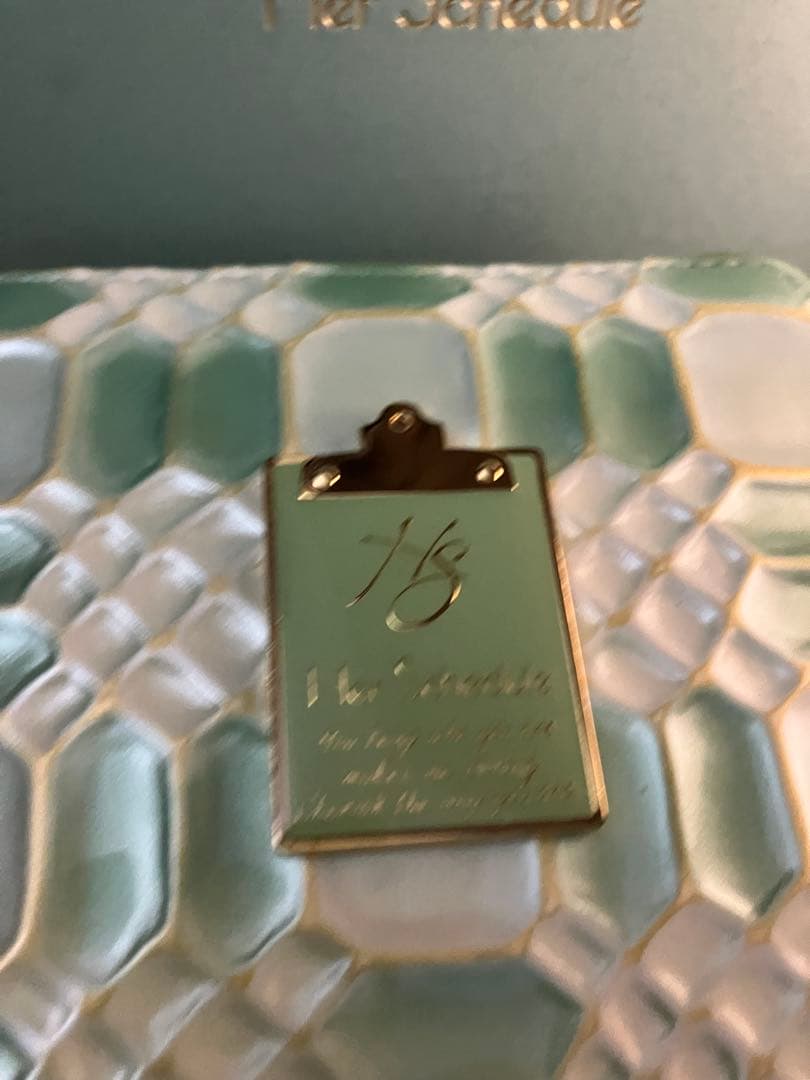 Her Schedule パスケース ミントグリーン