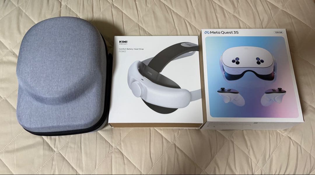 メタクエスト3s本体＋バッテリー付きストラップ＋ケース
