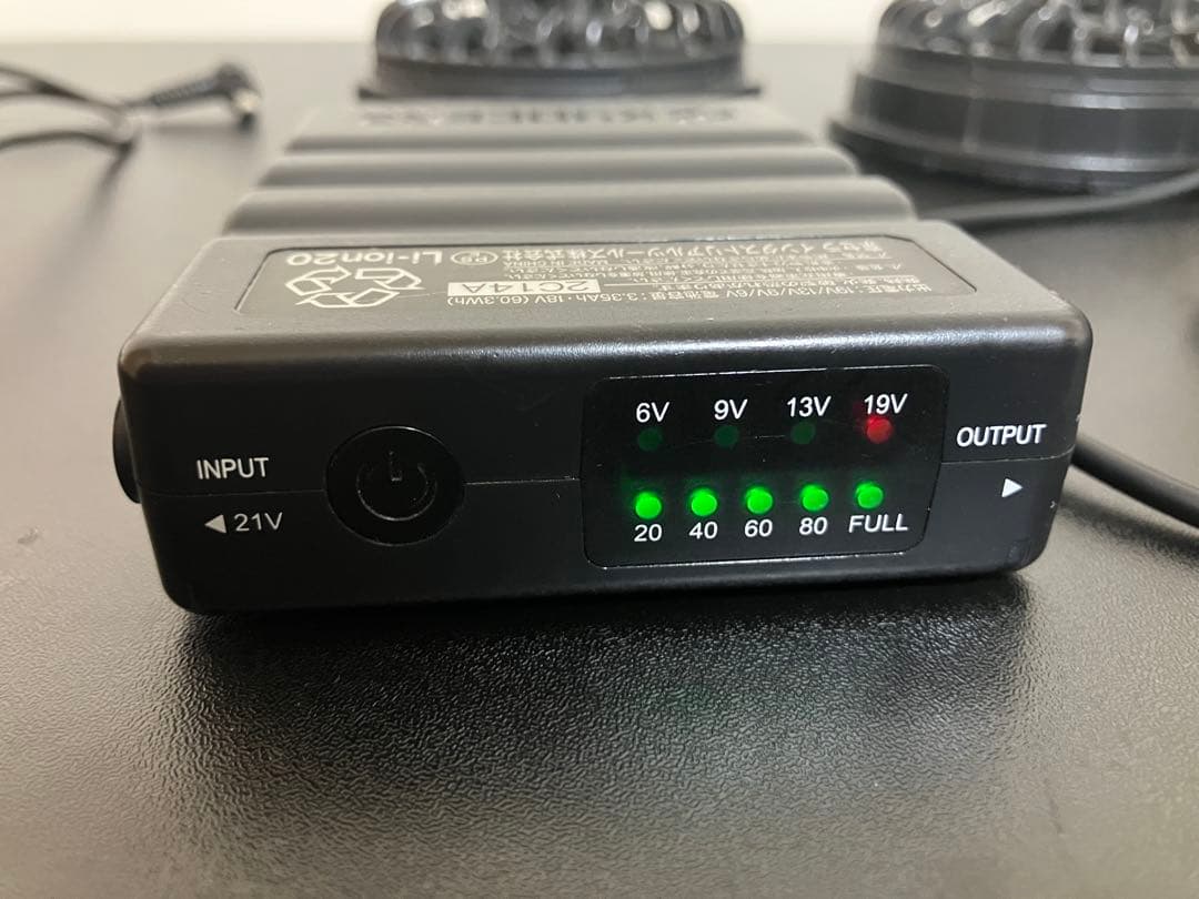 バートル　19V AC371 フルセット　アーバンブラック　動作確認済