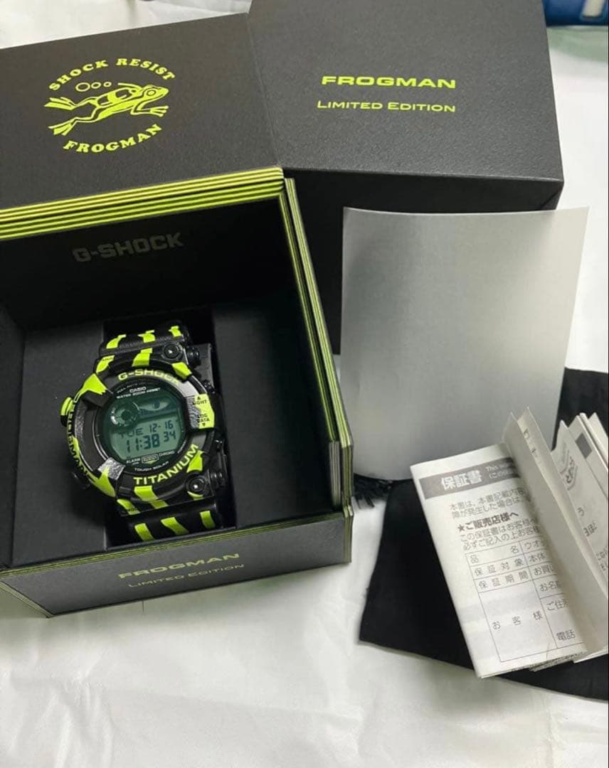 G-shock FROGMAN 毒ガエル GW-8200TPF-1JR