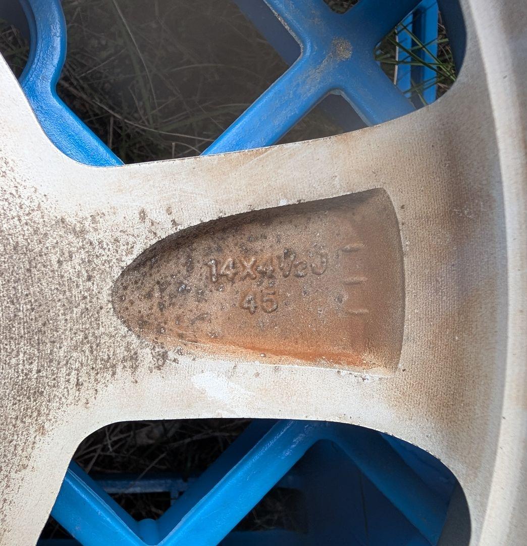 ①中古品 ダイハツタント2024製タイヤ付き純正ホイール4本セットの2本