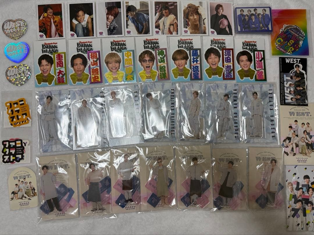 WEST. アクスタ ステッカー等