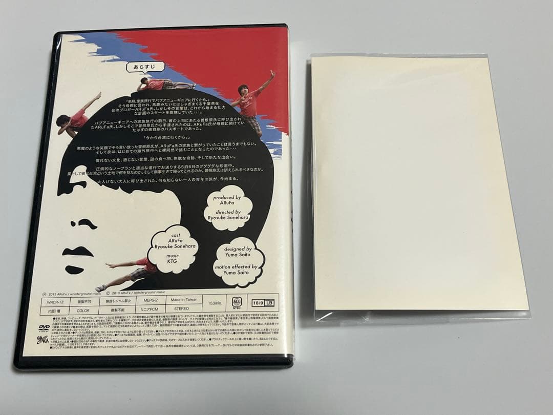 ARufa 世界へ行く ~台湾編~ オモコロ サイン ポストカード