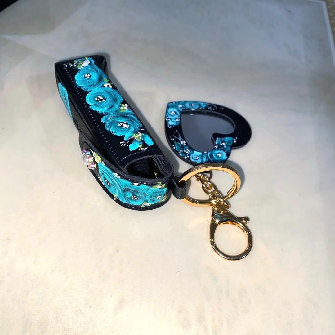 確認画面　薔薇　手描き　トールペイント