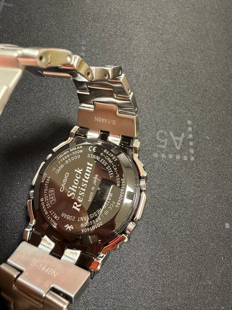 G-SHOCK GMW-B5000D-1JF Bluetooth ソーラー腕時計