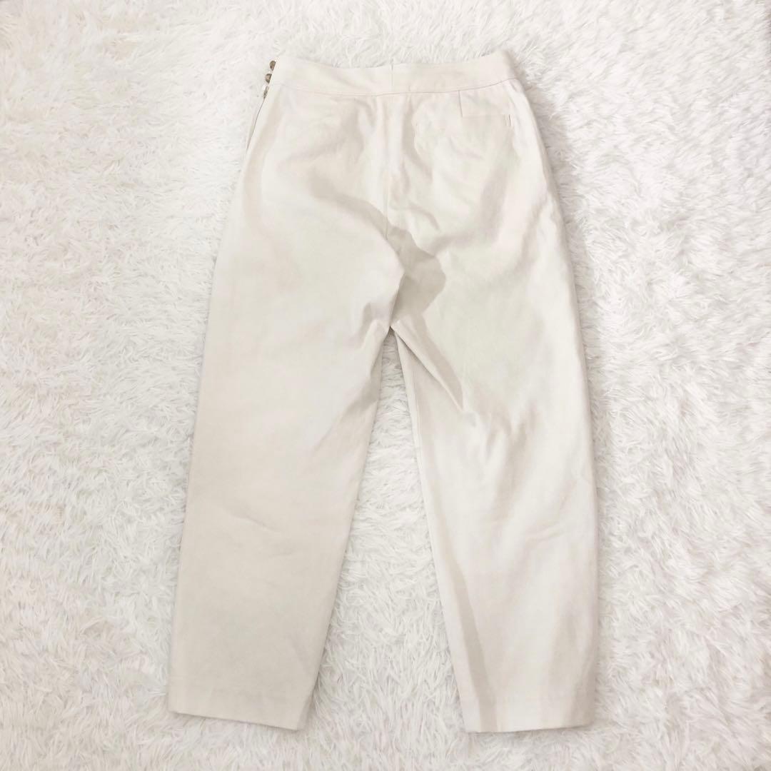 極美品 マーガレットハウエル 25SS ウォッシュドコットンツイル トラウザー