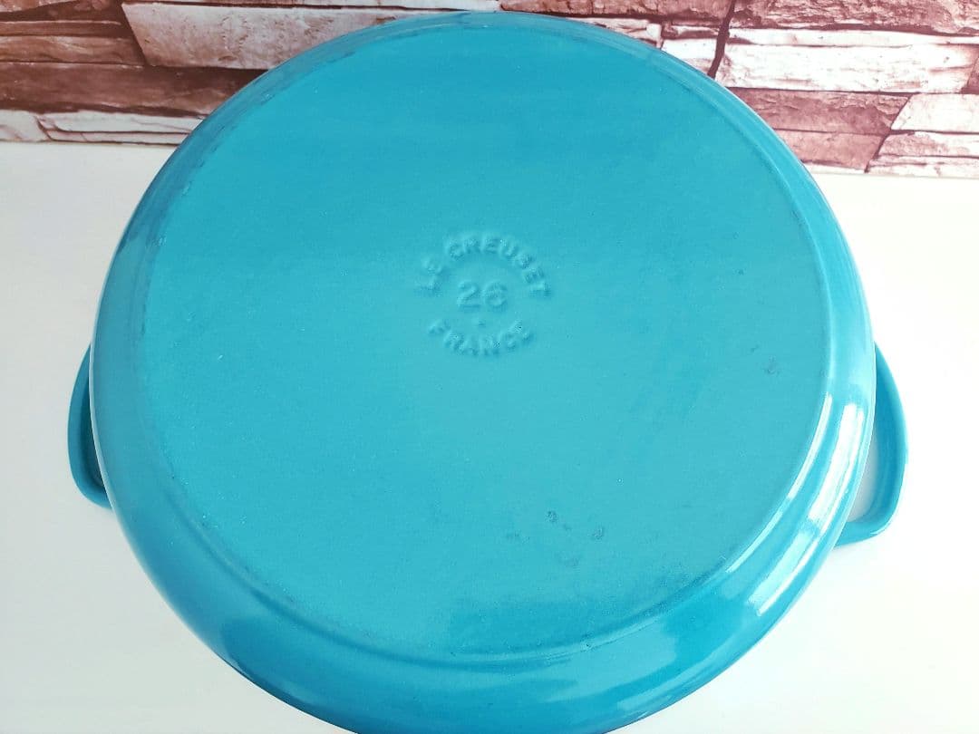 【良品】ル・クルーゼ　ココットロンド　26㎝