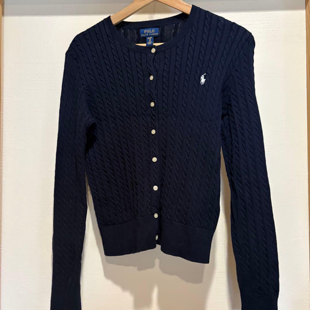 Polo Ralph Lauren ミニケーブル コットン カーディガン