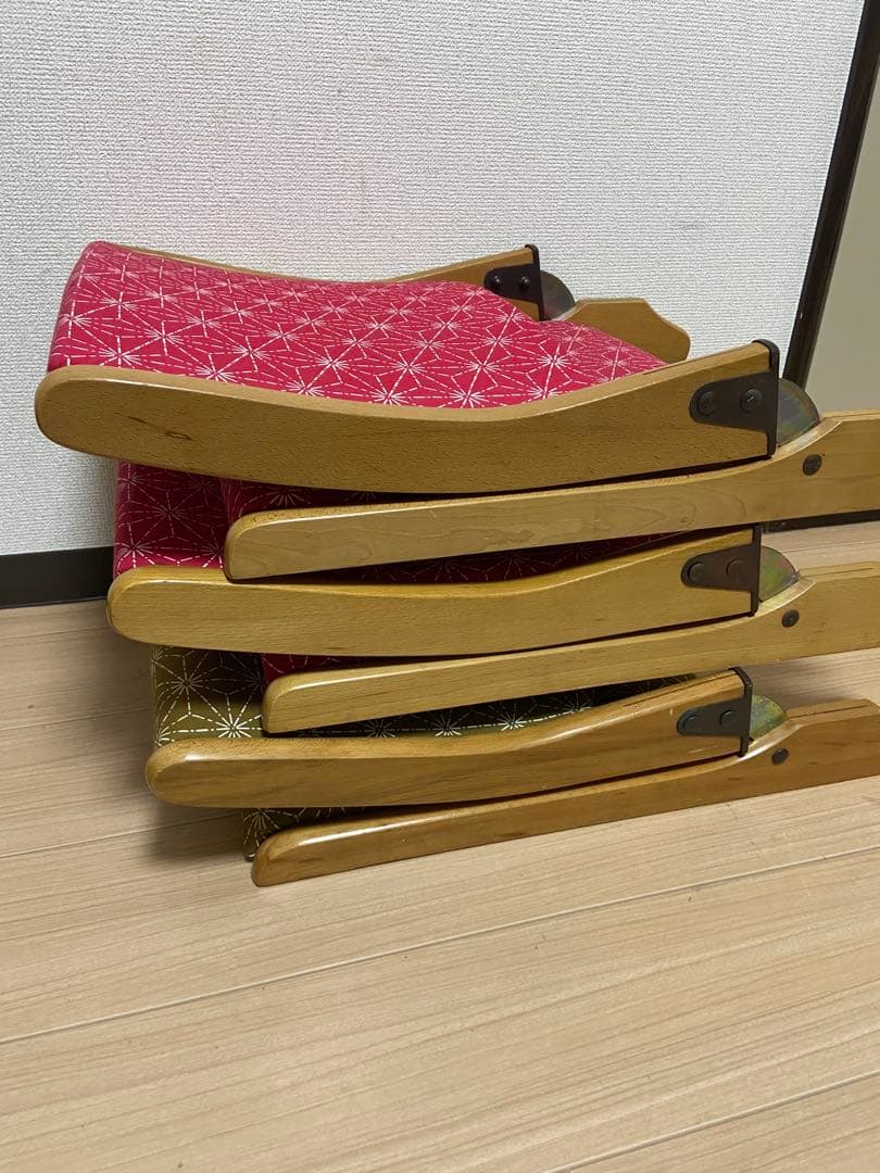 3点セット　光製作所 座椅子 3点 おまとめ 赤　緑