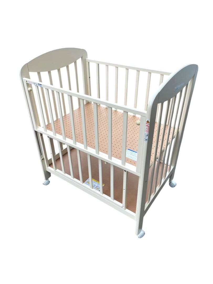 カトージ ベビーベッド ミニ立ちベッド プチバニラ 02356