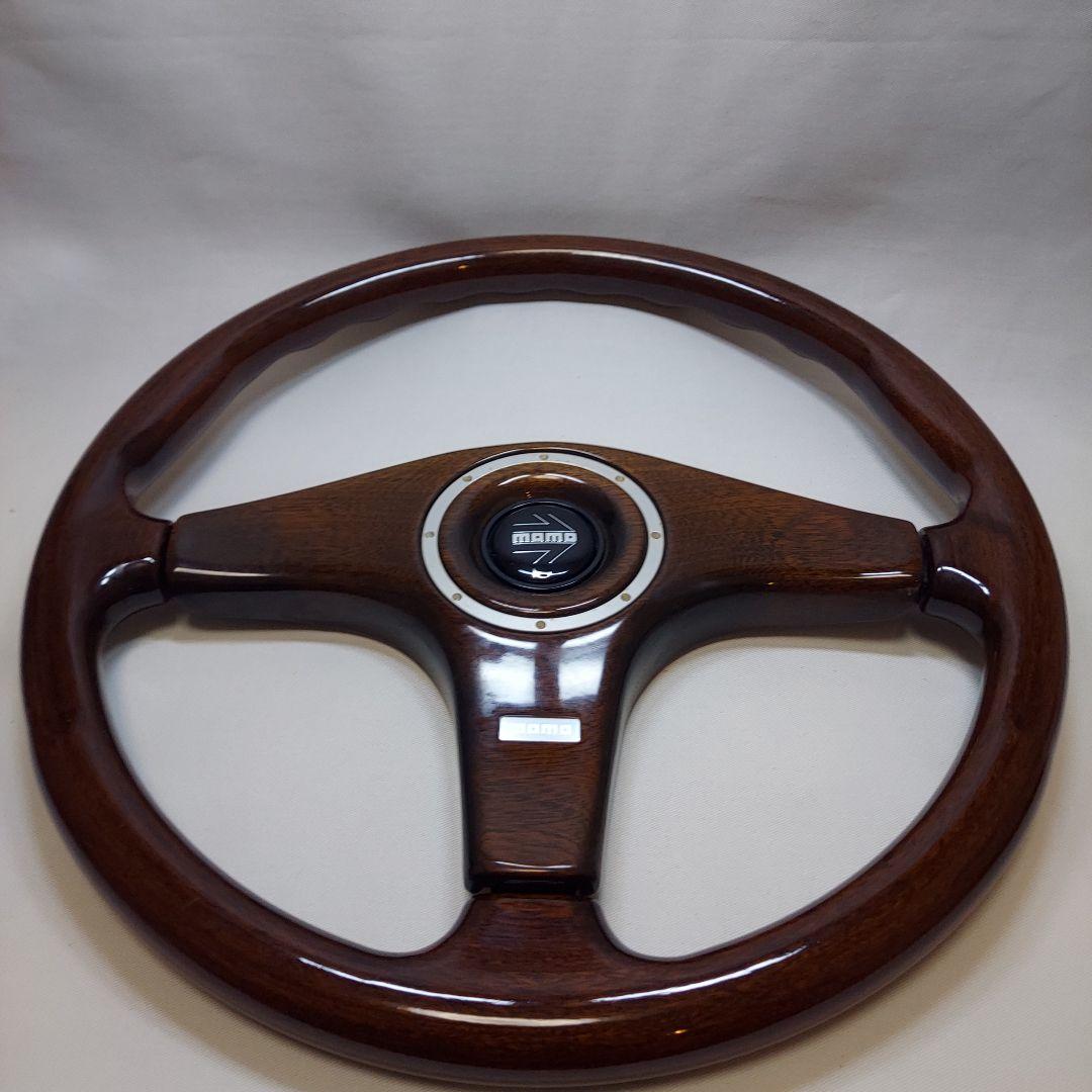 momo ウッド ステアリングホイール 3スポーク 36Φ