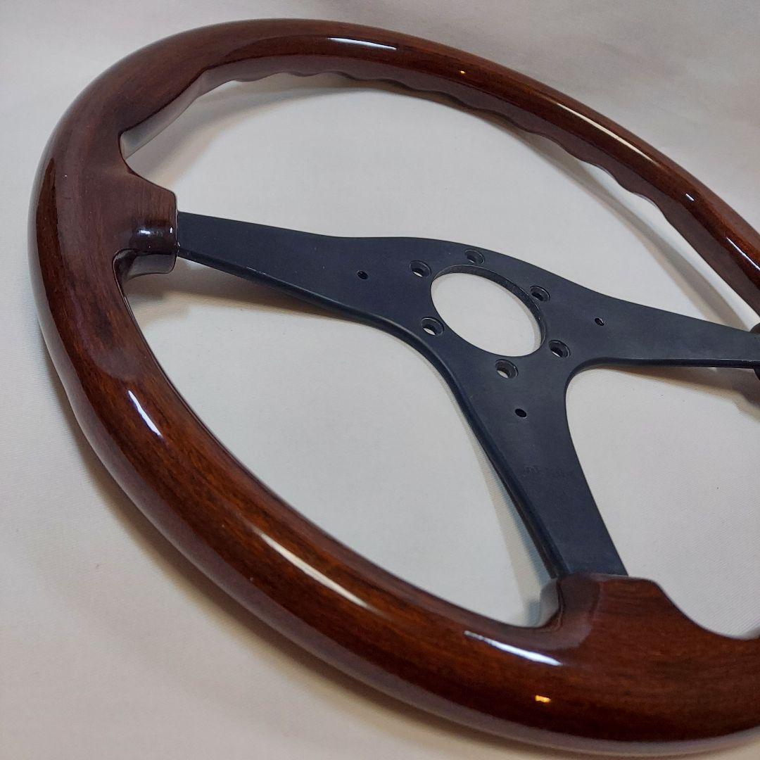 momo ウッド ステアリングホイール 3スポーク 36Φ