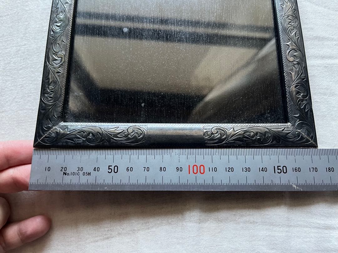 和光 フォトフレーム（隅唐草デザイン）銀製、写真立て、シルバー、ティファニー