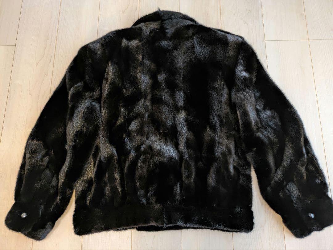 サガミンクロイヤル ファーコート 毛皮 最高級 リアルファー ブラック