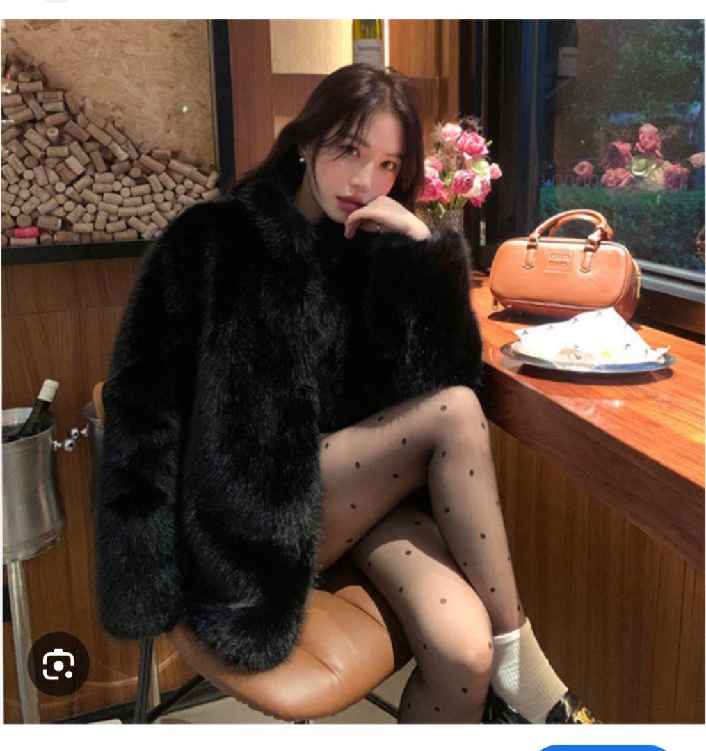 サガミンクロイヤル ファーコート 毛皮 最高級 リアルファー ブラック