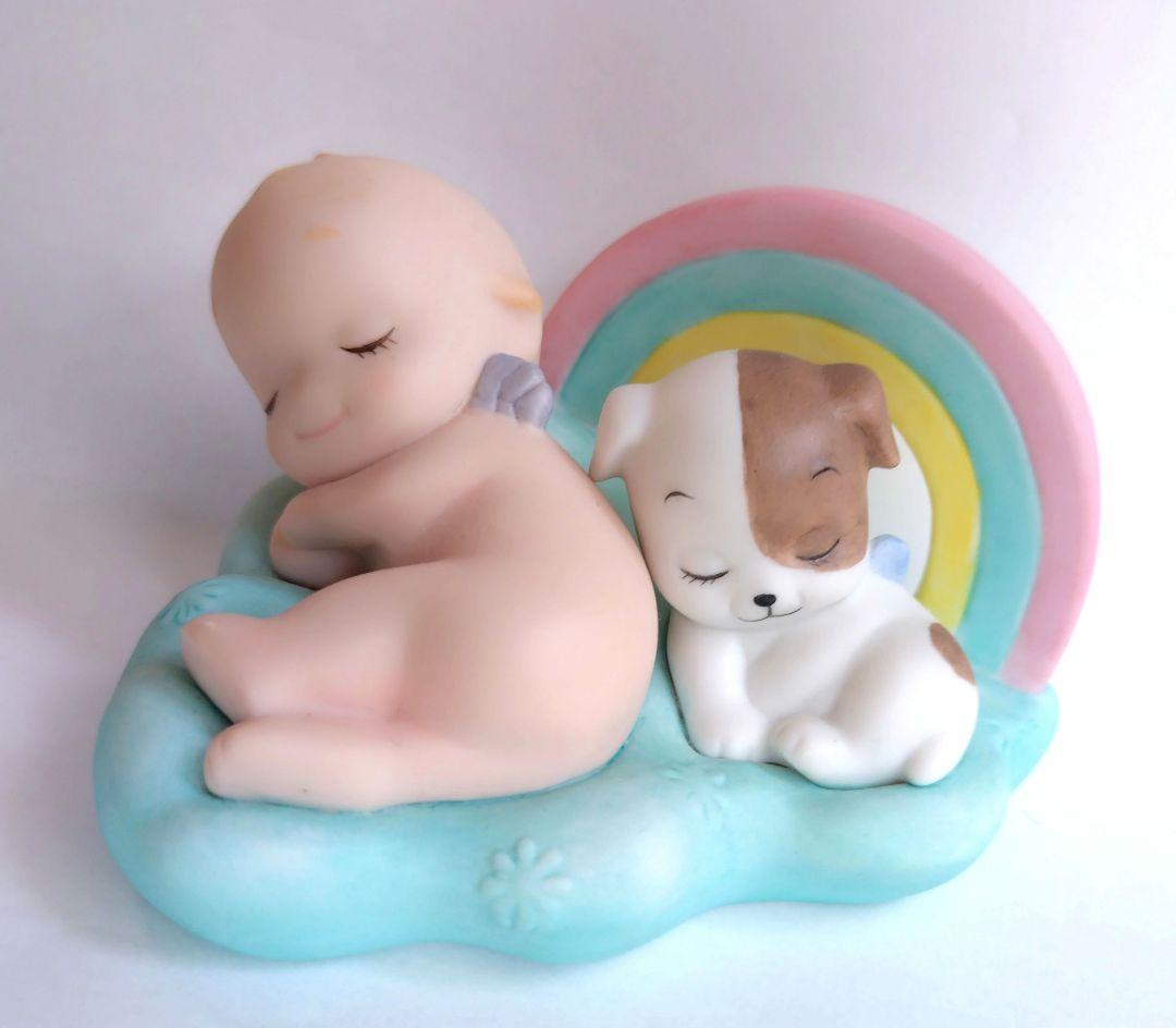 ３点セット　ローズオニール　キユーピー　ビスクドール　陶器　置物