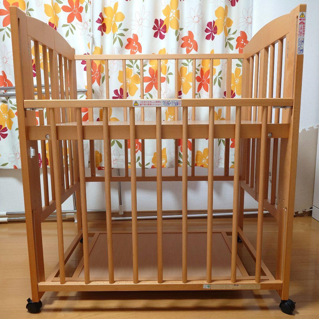 【折り畳み式ベビーベッド】ミニサイズ（石崎家具　スリーピー）