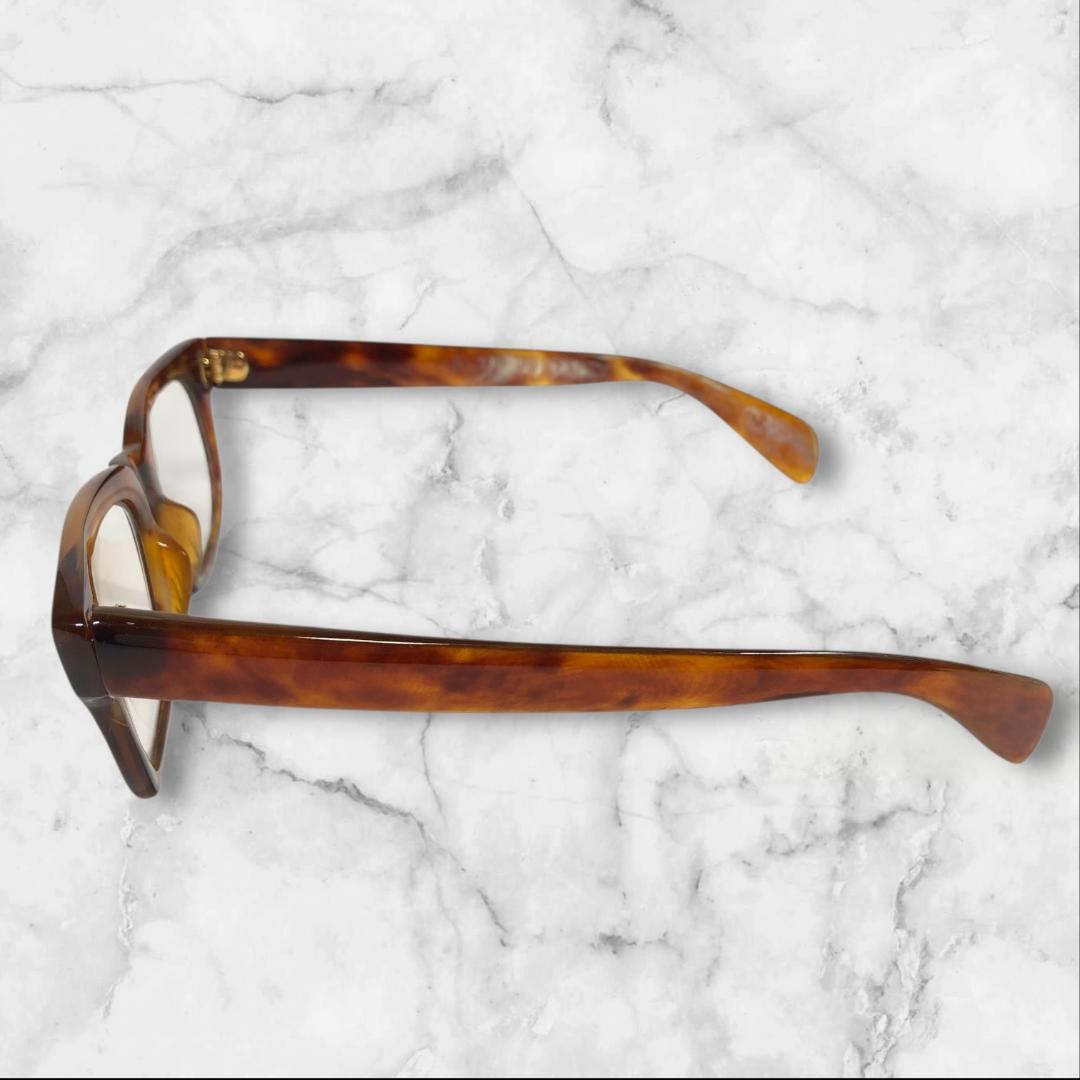 アニメ映画様 べっ甲 眼鏡 K18金具 18金 750 度入 本鼈甲×K18