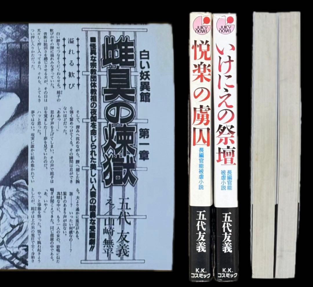 【絶版】秘小説 1982年5月〜連載 白い妖異館 全巻セット 五代友義