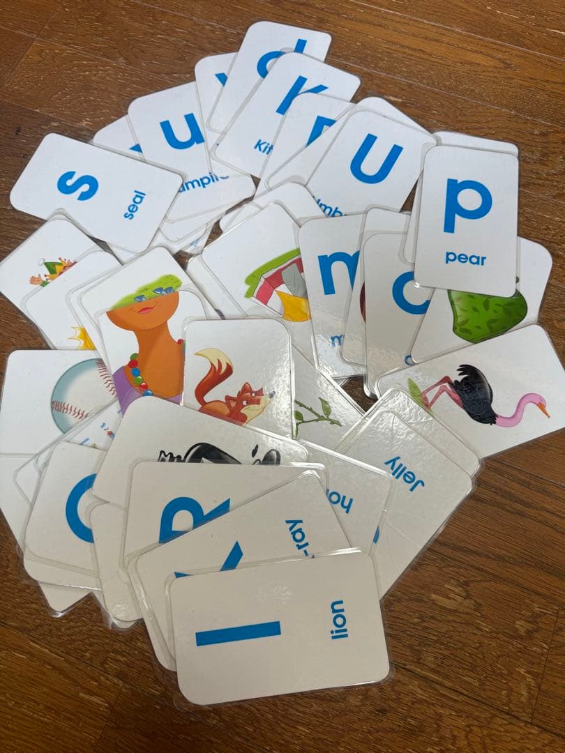 英会話教室の教材に！フォニックス英語教材〜テキスト・カード等（アプリコット社）