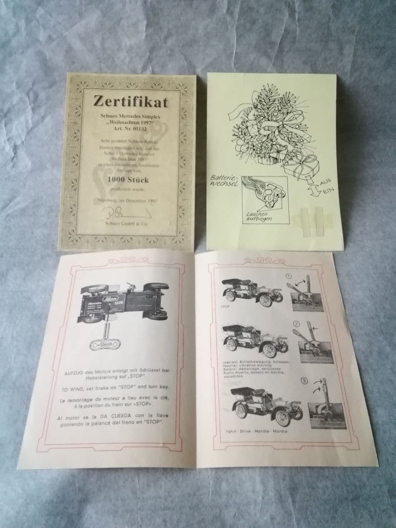 超レアSchuco　シュコー　X'masバージョン　オールドタイマー　メルセデス