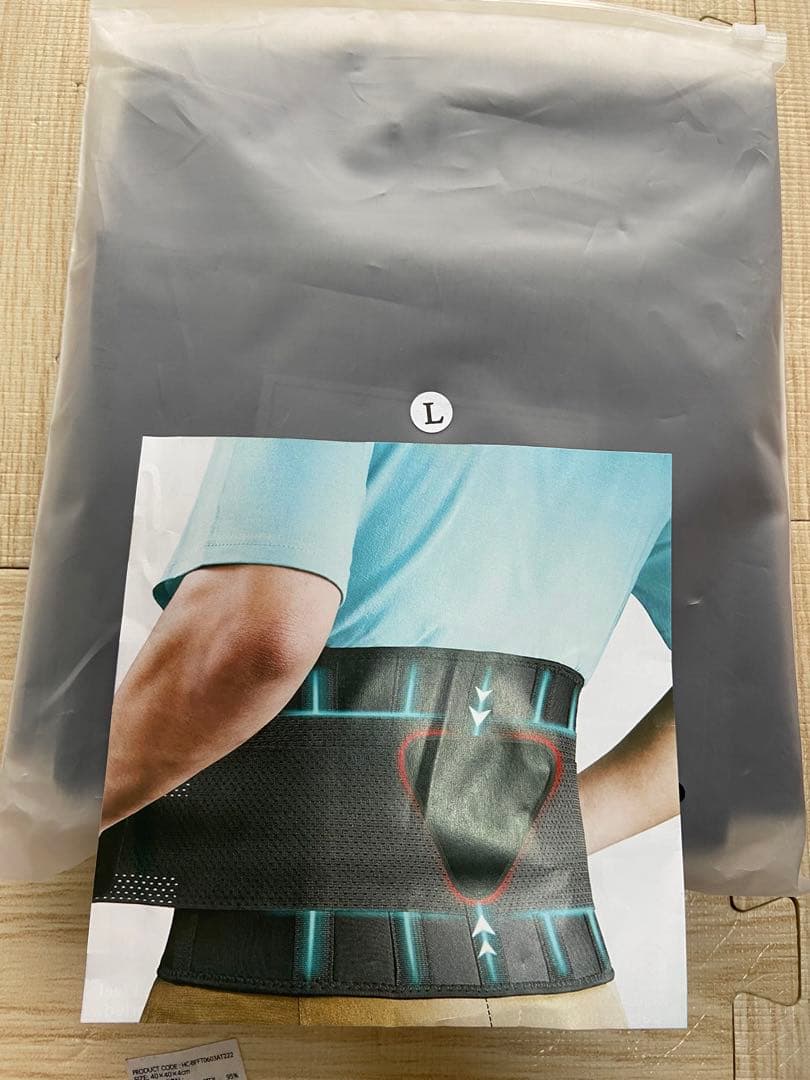 腰 サポーター コルセット 男女兼用 Lサイズ アウトドア 作業 ベルト 腰痛